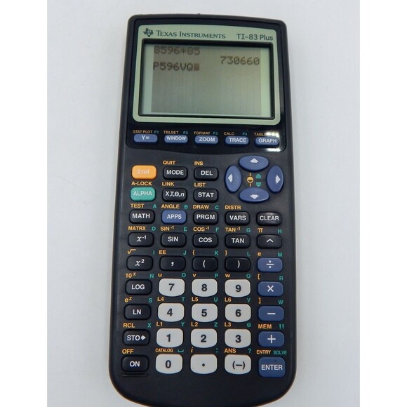 Texas Instruments TI-83 Plus Graphing Calculator Tested With Cover - Picture 3 of 9